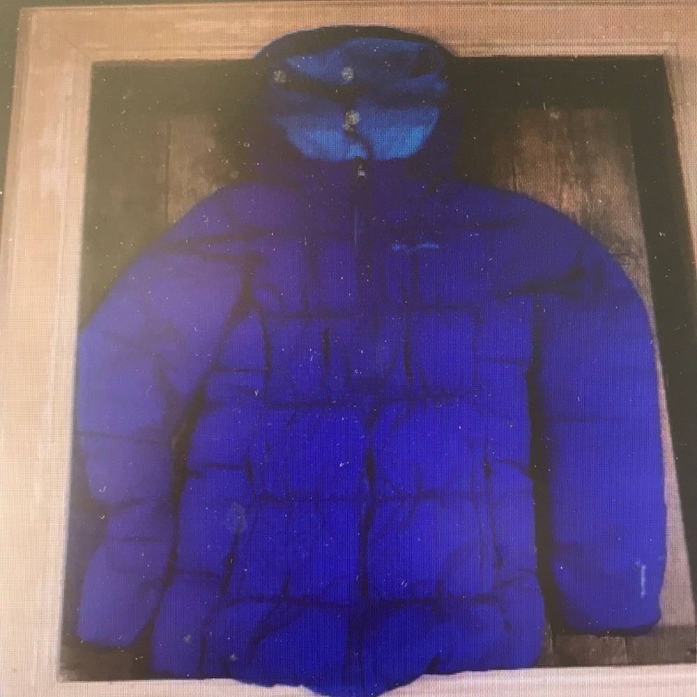 Men's Blue Puffer Jacket
